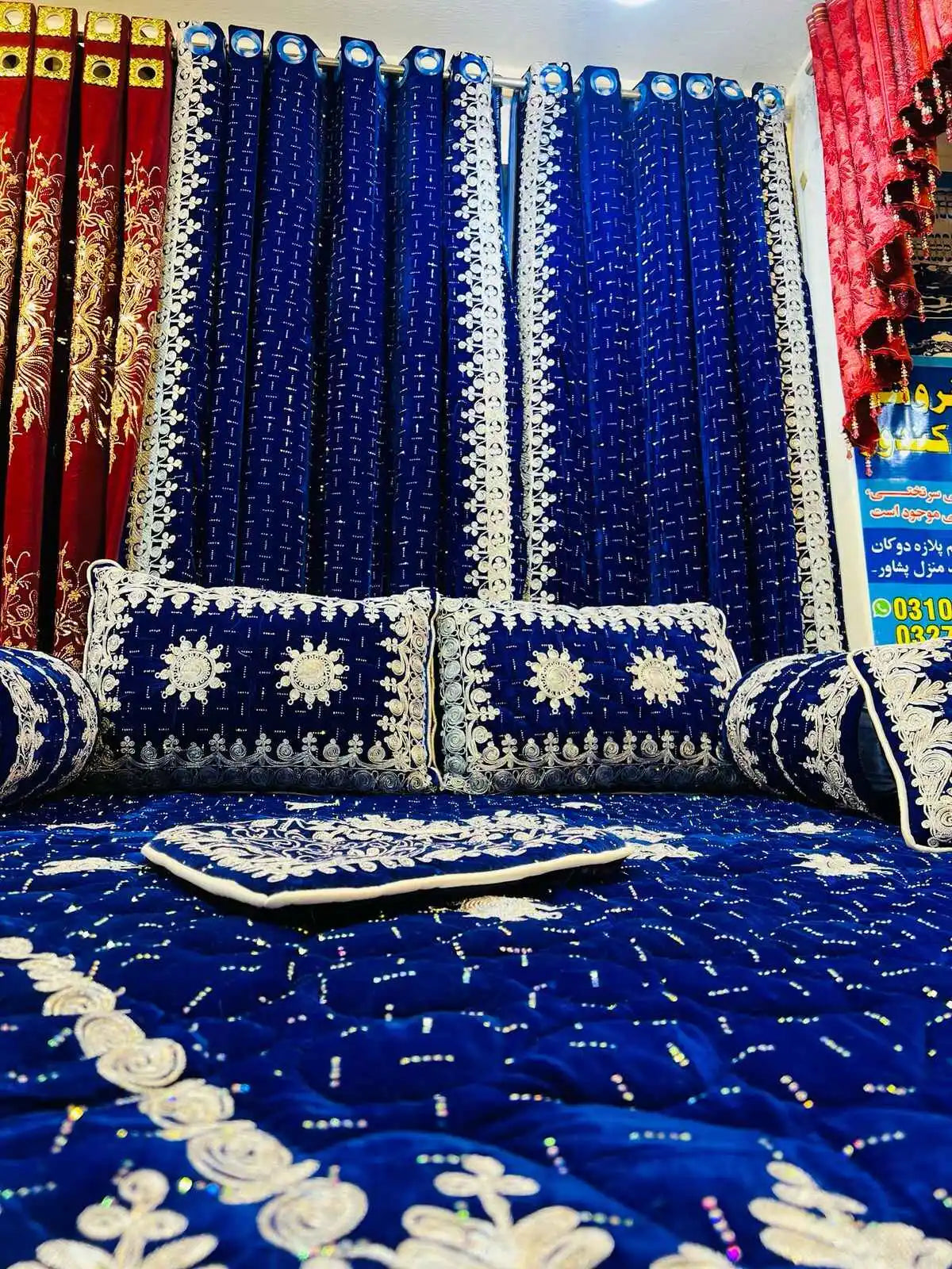 Bedding Layers Royal Blue Bedsheet Set img 01