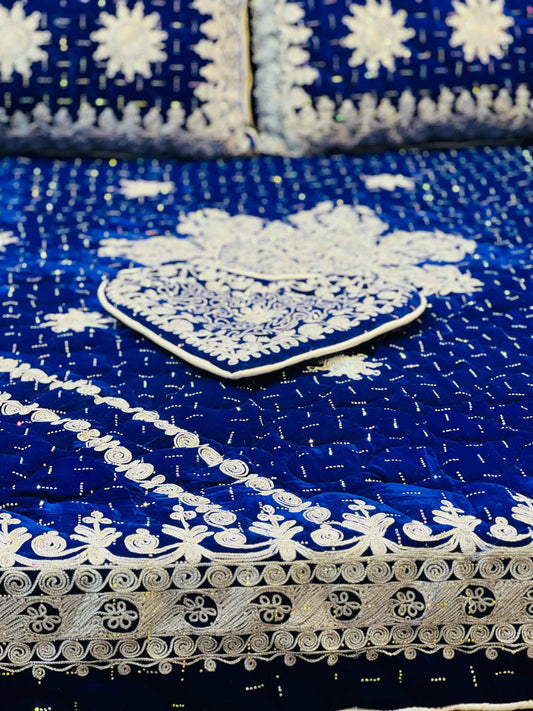 Bedding Layers Royal Blue Bedsheet Set img 02